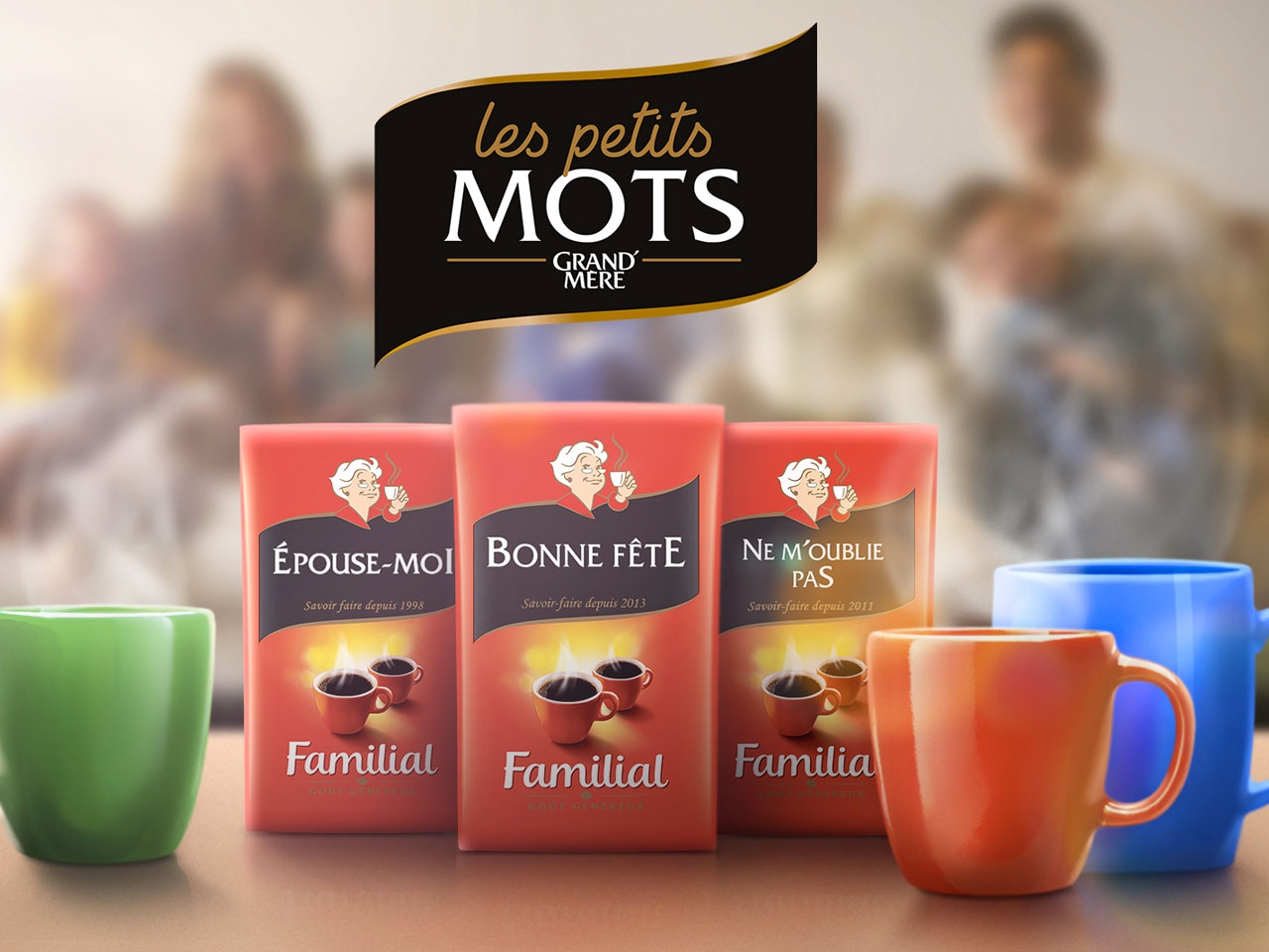 Paquets de café Grand’Mère personnalisables